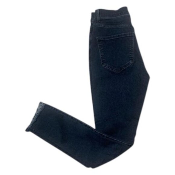 EXPRESS Skinny High Rise Cutoff Jeans - Size 4 Regular - Picture 1 of 7